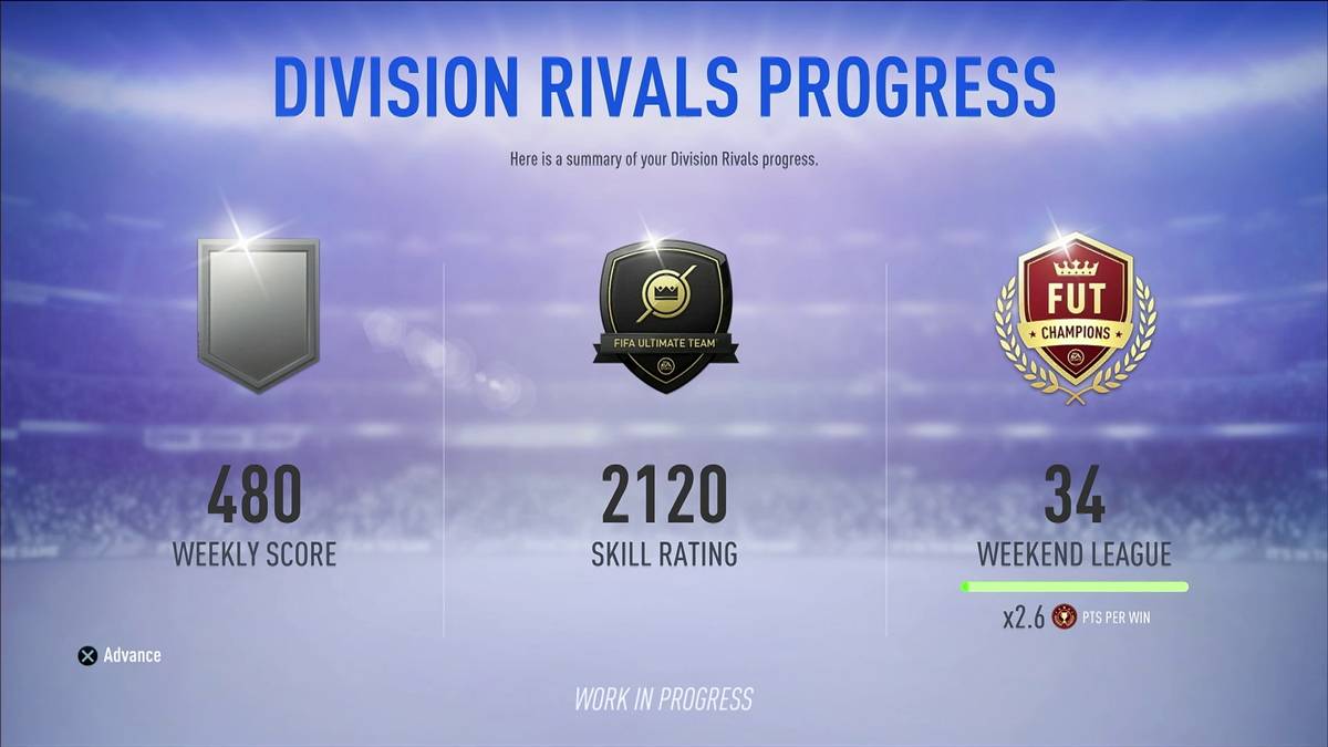 Die Rivals werden mit einem Elo-System entsprechend eingestuft. Für Siege gegen guter Gegner gibt es entsprechend mehr Punkte