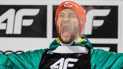 Markus Eisenbichler sprang beim Skifliegen in Obersdorf aufs Podest