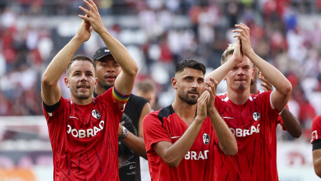 Christian Günter, Vincenzo Grifo und Matthias Ginter (v.l.) gehören beim SCF zum Stammpersonal