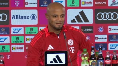 Vor der Bundesliga-Partie gegen den 1. FC Heidenheim am Samstag, spricht Trainer Vincent Kompany über die gegnerische Mannschaft. Als es um den Trainer geht, kommt er ganz schön ins Schwärmen.