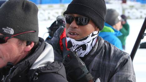 Tiger Woods in Cortina d'Ampezzo ohne Zahn