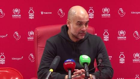 Manchester City kam beim Auswärtsspiel gegen Nottingham Forest nicht über ein mageres 1:1-Remis. Nach der Partie war Trainer Pep Guardiola enttäuscht über die vergebenen Punkte.
