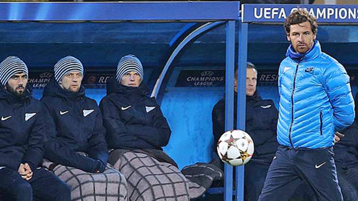 Trainer Andres Villas-Boas kann durchaus zufrieden sein. Die prominent besetzte Bank um Ex-Bayern-Profi Anantoli Timoschtschuk und den russischem Nationalspieler Andrei Arschawin blickt allerdings weniger glücklich drein