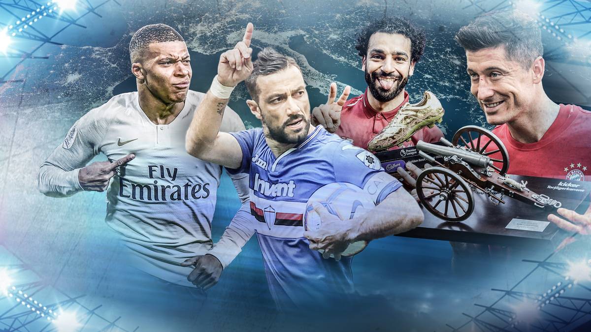 Mit Robert Lewandowski ging der Titel des Torschützenkönigs der Bundesliga wenig überraschend an einen alten Bekannten. Doch wie sieht die Lage in den anderen europäischen Ligen aus? Auffallend: Viele Ü30-Jährige sind ganz vorne. SPORT1 zeigt die Torschützenkönige aus den Top-Ligen Europas