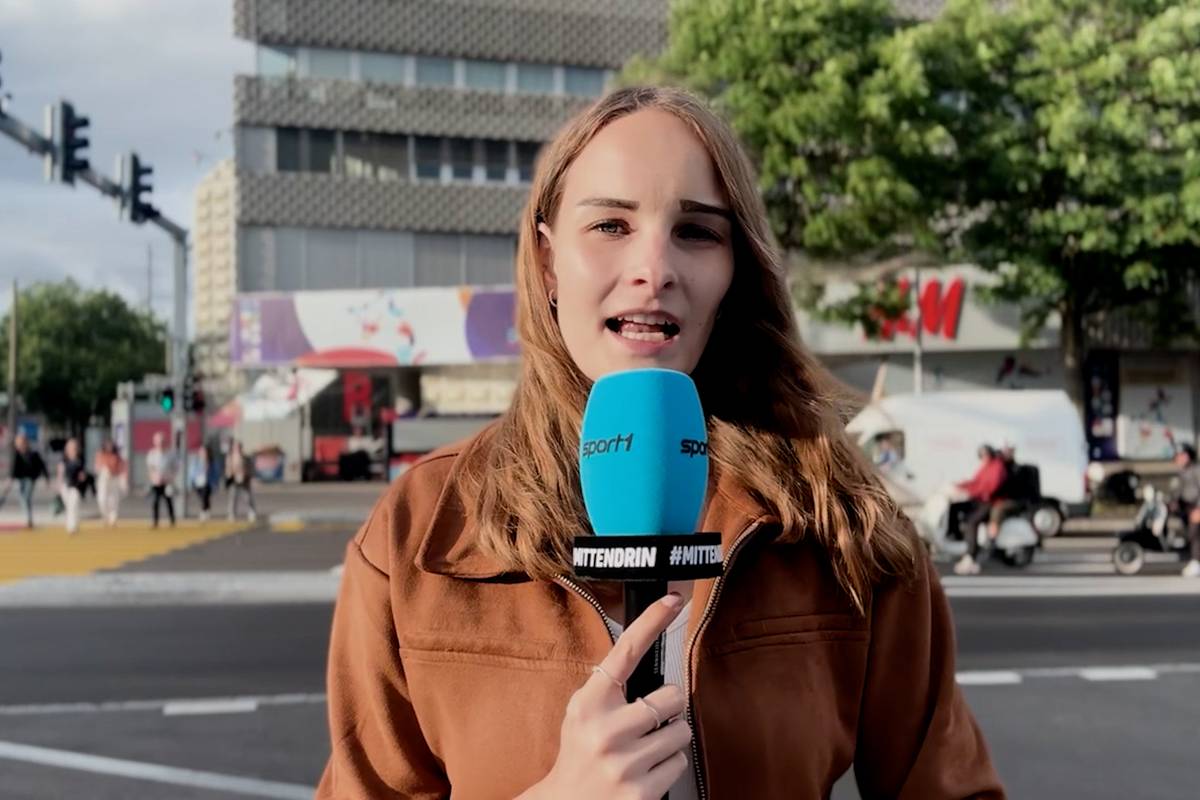 Vor dem zweiten Gruppenspiel bei der Frauen-EM gegen Dänemark hat das deutsche Team den Schock um Giulia Gwinn überwunden. SPORT1-Reporterin Sophie Affeldt schildert ihre Eindrücke aus Basel.