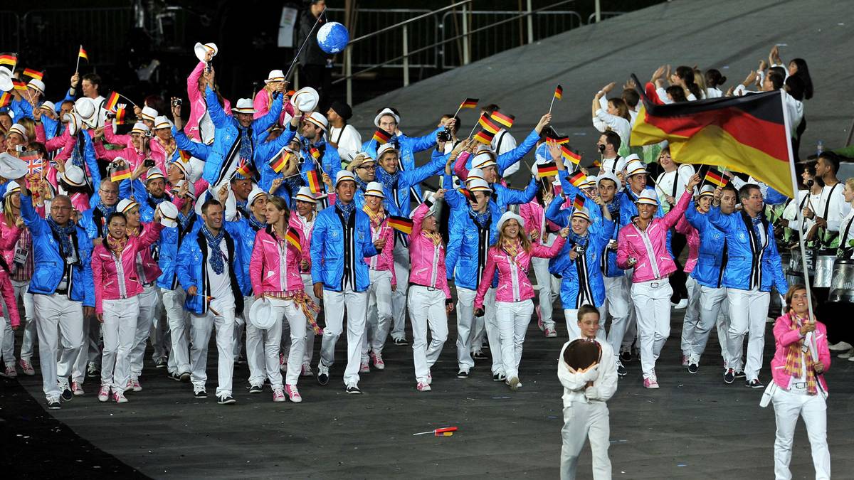 Auch die Olympiakleidung von 2012 war im Vergleich zur aktuellen etwas knalliger