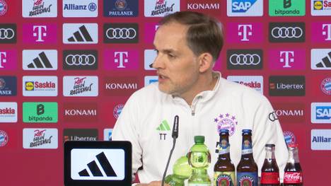Vor dem Bundesliga-Spiel gegen den VfB Stuttgart spricht Bayern-Trainer Thomas Tuchel über Leroy Sané, der gegen Real Madrid ein starkes Spiel machte.