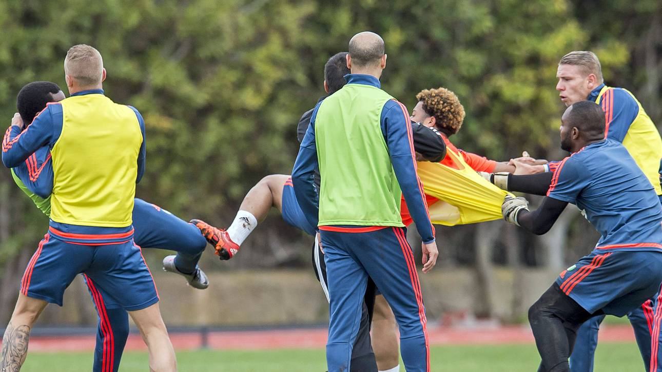 Zoff im Training von Feyenoord Rotterdam