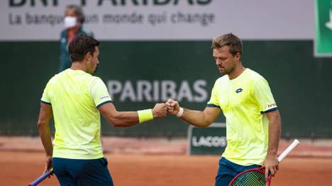 Kevin Krawietz und Andreas Mies stehen im Halbfinale der French Open