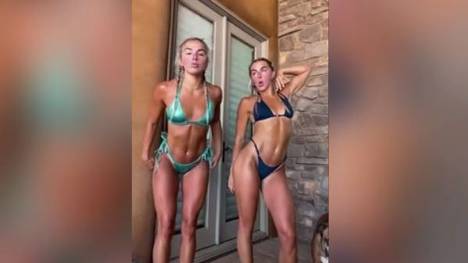 Haley und Hanna Cavinder gehen für die Fresno State Bulldogs auf Korb-Jagd. Die eineiigen Zwillinge zocken aber nicht nur gut Basketball, sondern sind auch wahre Social-Media-Stars. 