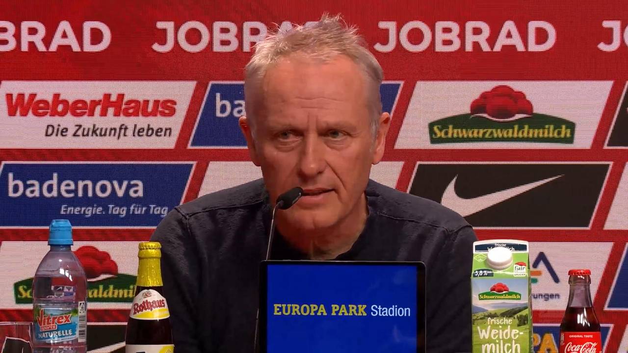Aus beim SC Freiburg? So trocken kontert Streich die Frage nach seiner Zukunft