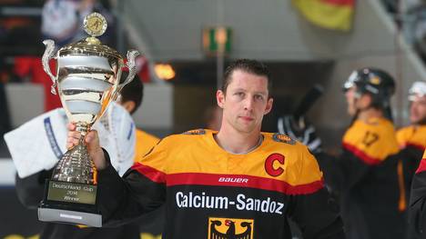 Michael Wolf war beim Deutschland Cup 2014 ebenfalls Kapitän des DEB-Teams