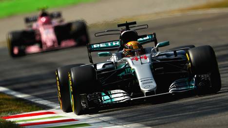Mercedes und Lewis Hamilton liegt die Strecke in Monza