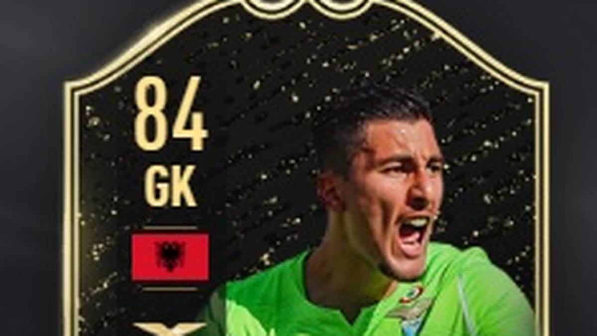 Thomas Strakosha (Lazio Rom), Goalkeeper: 84 (+2)
Basis-Karte Gold Rare: 82