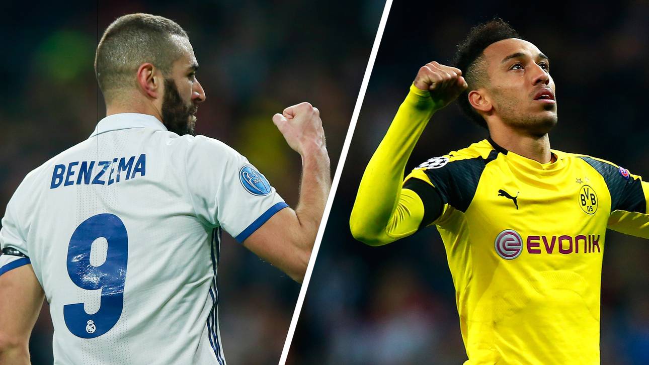 Daten: Benzema und Aubameyang furios
