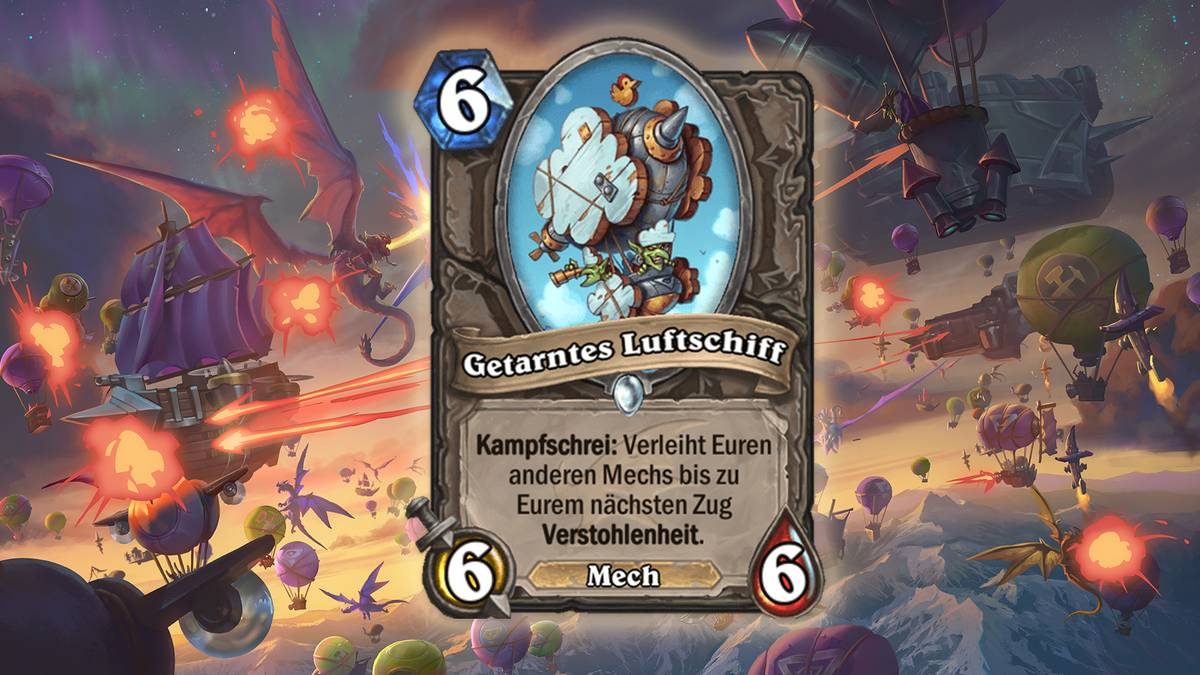 Getarntes Luftschiff