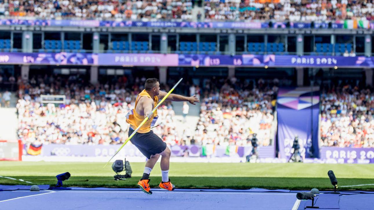Max Dehning verpasste in Paris das Olympiafinale im Speerwerfen