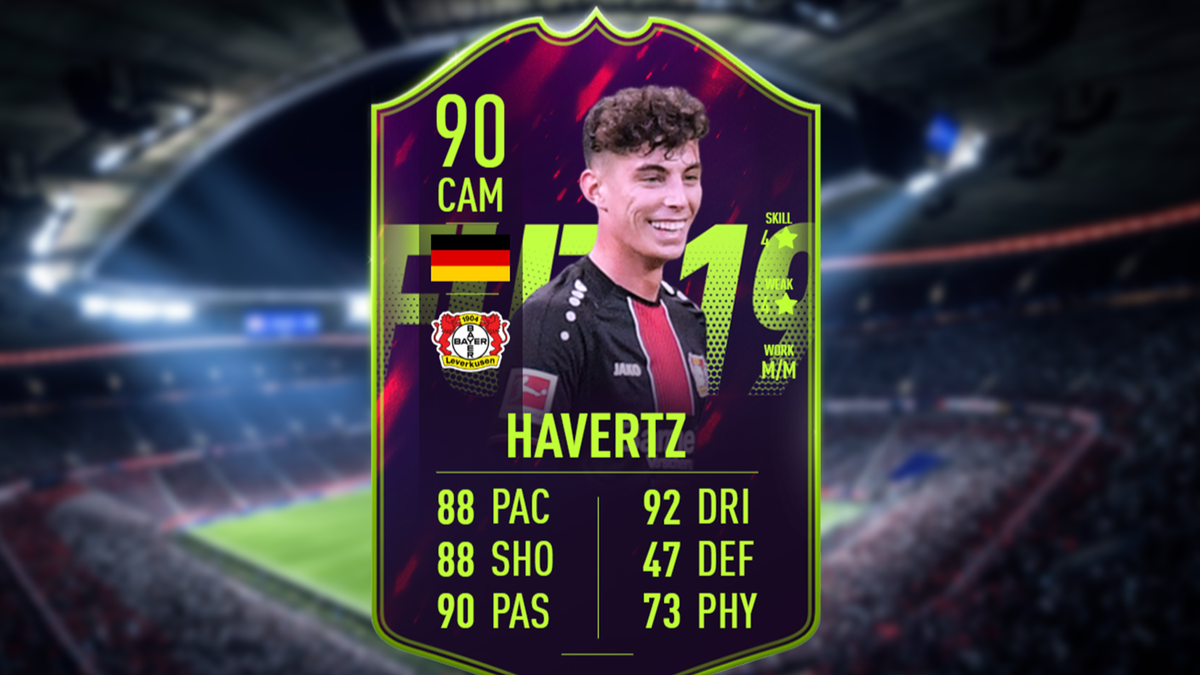 Startaufstellung: Kai Havertz - Er spielt im offensiven Mittelfeld für Bayer 04 Leverkusen. Er ist mit 19 Jahren der bisher jüngste eingesetzte Profispieler und Torschütze des Vereins