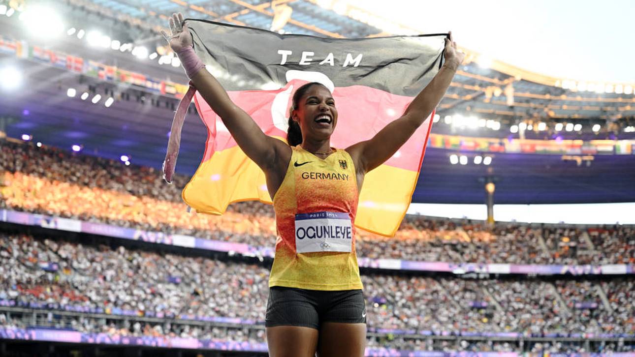 Yemisi Ogunleye gewann in Paris überraschend Gold im Kugelstoßen