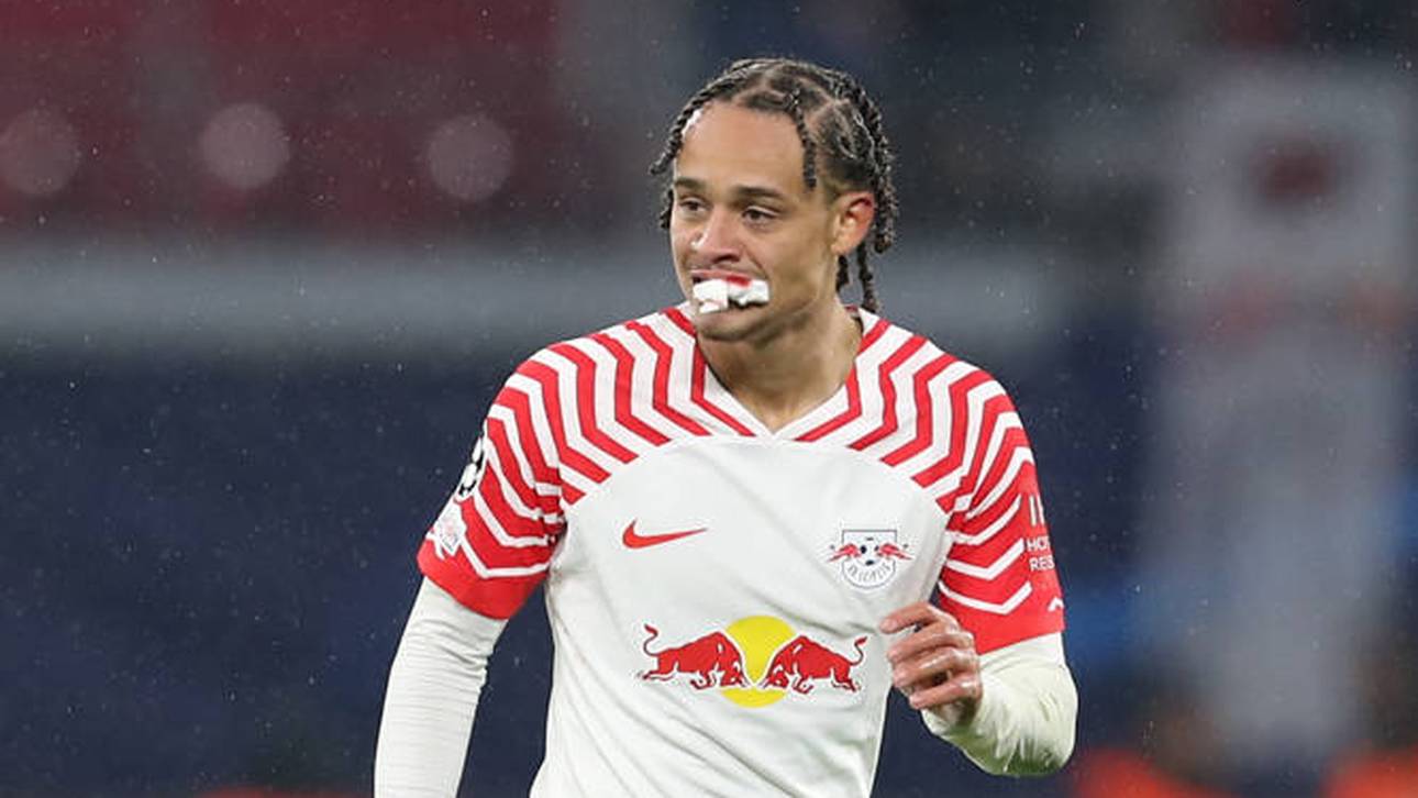Blutige Lippe - kein Problem für Xavi Simons