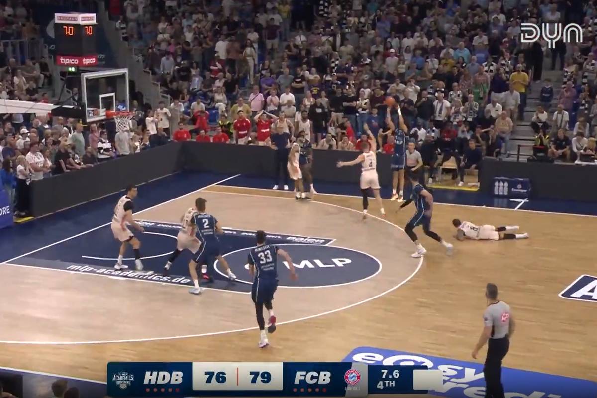 Die Academics Heidelberg schnupperten an der erneuten Überraschung und mussten sich dem Deutschen Meister FC Bayern Basketball dann doch geschlagen geben.