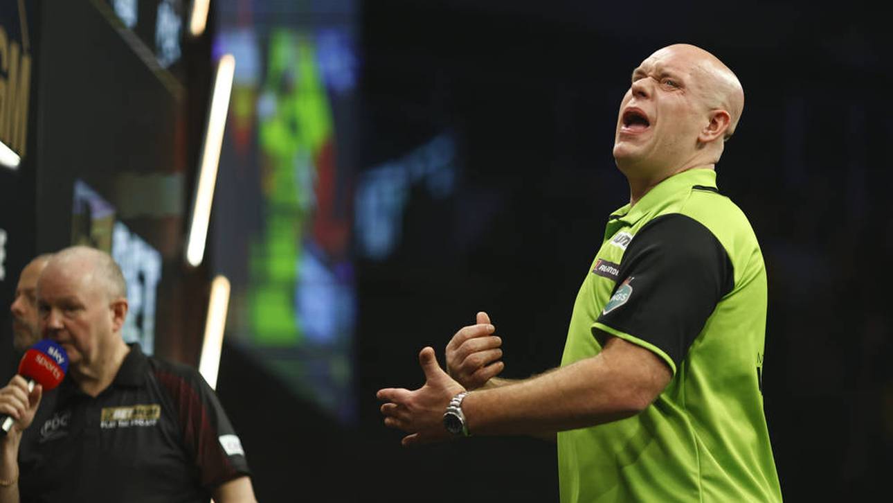 Amateur blamiert van Gerwen