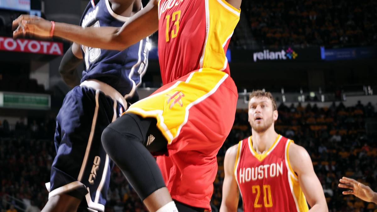 PLATZ 2: James Harden (Houston Rockets): 27,5 Punkte im Schnitt