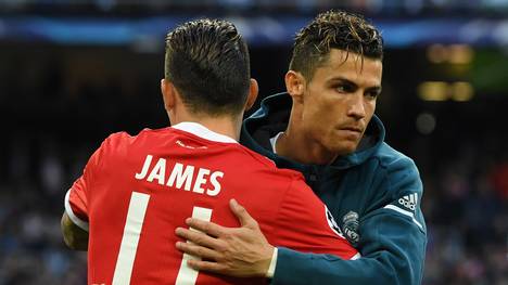 Cristiano Ronaldo will offenbar wieder mit James Rodriguez zusammenspielen