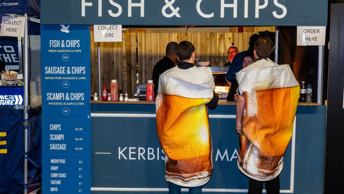... Fish & Chips und Bier kann nichts mehr schief gehen