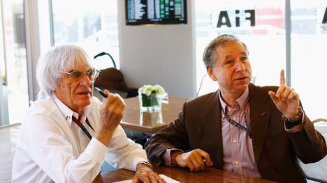 Konnten sich im Motorenstreit nicht durchsetzen; Formel-1-Boss Bernie Ecclestone und FIA-Chef Jean Todt