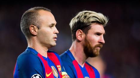 Andres Iniesta (l.) und Lionel Messi gewannen mit Barca schon zahlreiche Titel