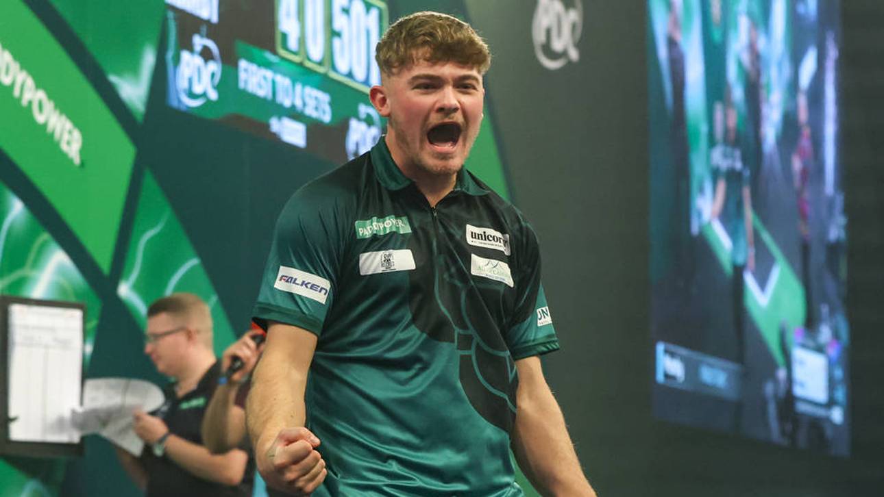 Premierentitel für Darts-Youngster