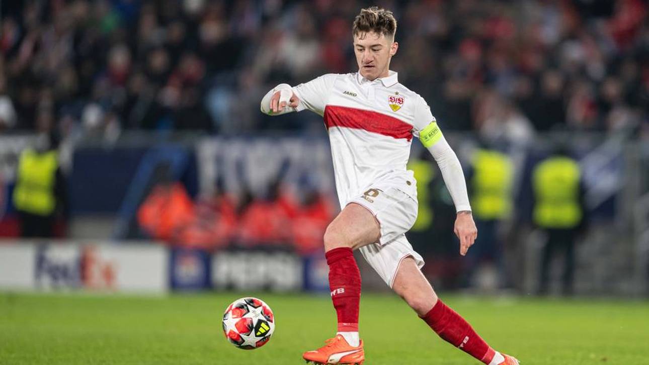 Angelo Stiller stand für den VfB bereits als Kapitän in der Champions League auf dem Rasen