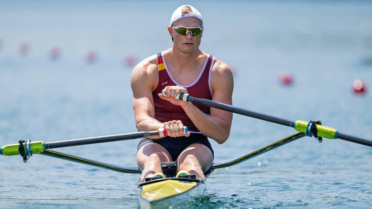 Zeidler rudert auf dem Rotsee zum Sieg