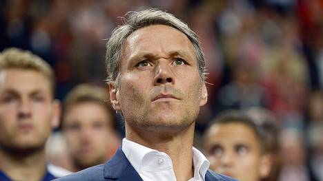 Marco Van Basten leistete sich im TV einen Fauxpas