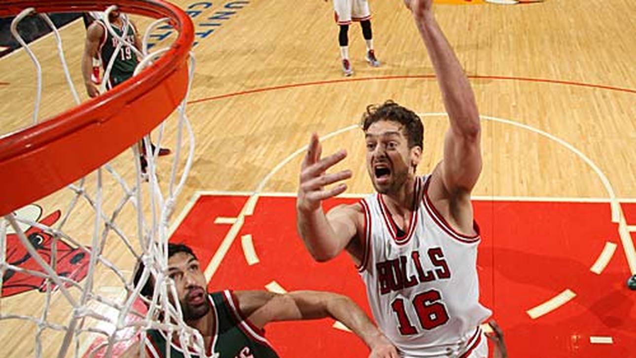 46 Punkte von Gasol bei Bulls-Sieg