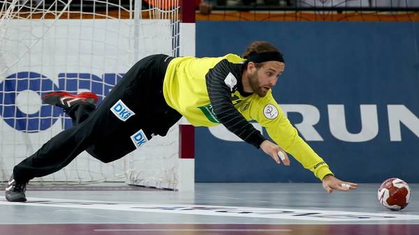 Silvio Heinevetter bei der Handball-WM in Katar