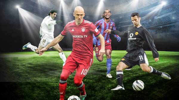 Robben, Figo, Ronaldinho