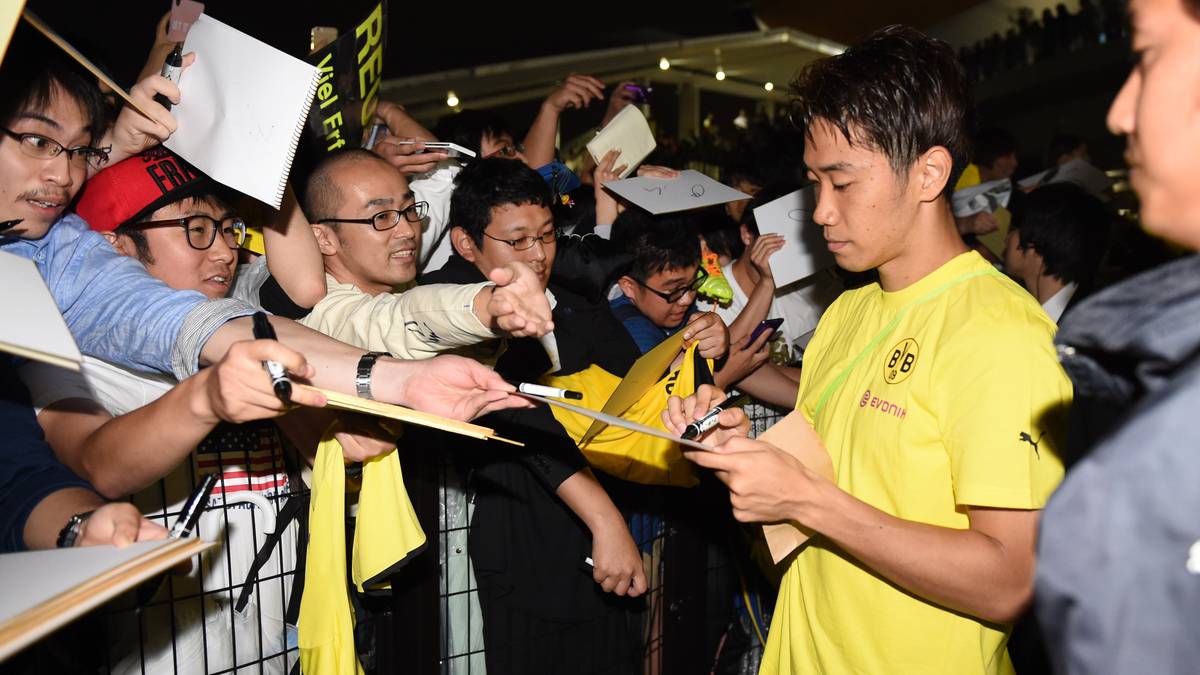 ... und Lokalmatador Kagawa