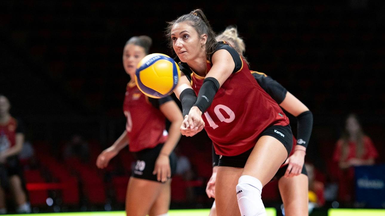 Volleyballerinnen holen dritten Sieg