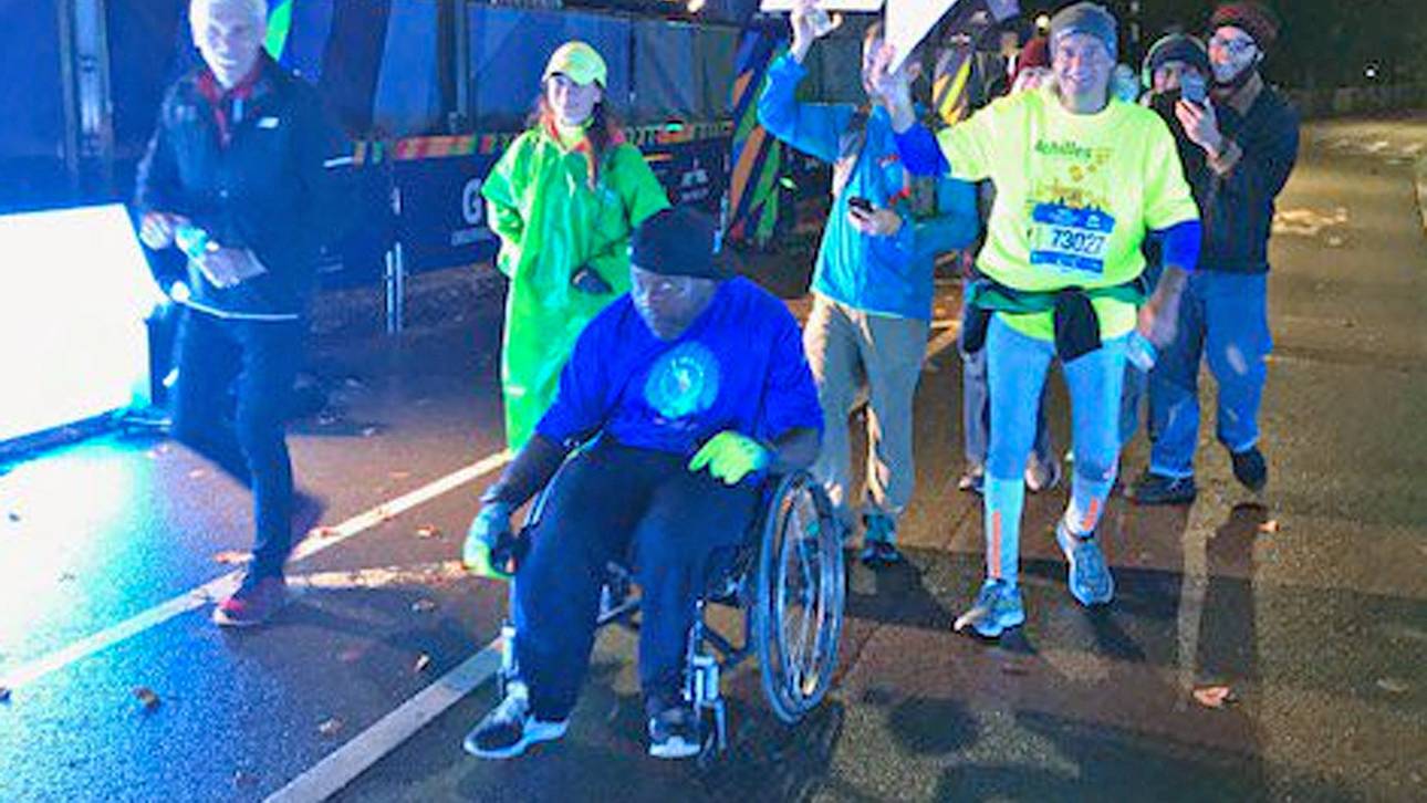 Gänsehaut-Ankunft beim NYC-Marathon