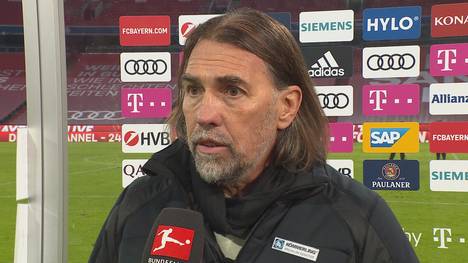 Sportdirektor Martin Schmidt lobt nach dem Spiel gegen die Bayern Ex-Profi Niko Bungert. Für ihn ist Bungert das Gesicht des Vereines Mainz 05. 