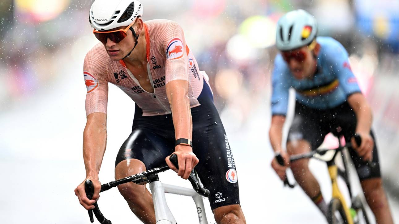 Van der Poel siegte im Regen von Glasgow