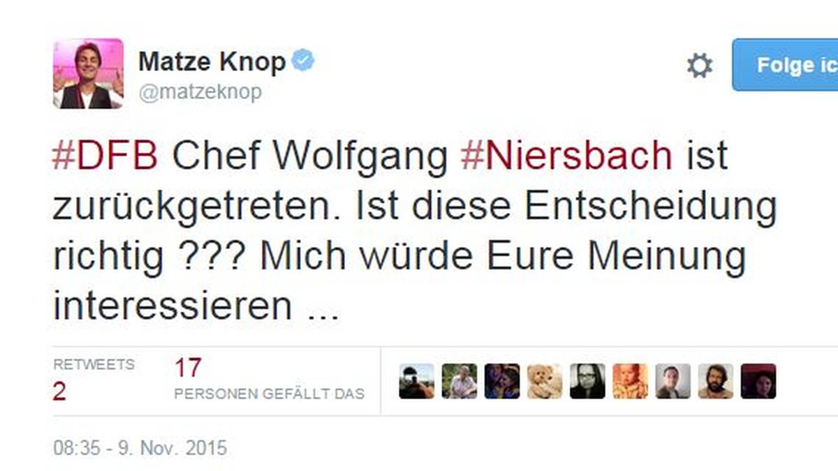Comedian Matze Knop will da lieber erst mal den Markt sondieren und das Stimmungsbild in der aktuellen Affäre um den DFB und die WM 2006 einholen