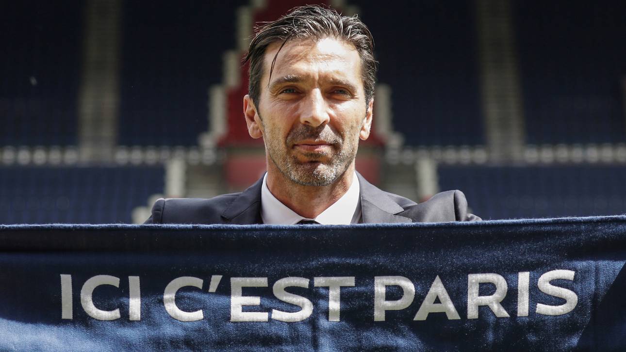 Buffon bei PSG vorgestellt