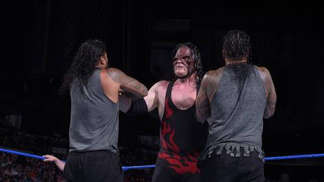 Kane (M., gegen die Usos) trifft bei WWE Extreme Rules 2018 mit Daniel Bryan auf die Bludgeon Brothers