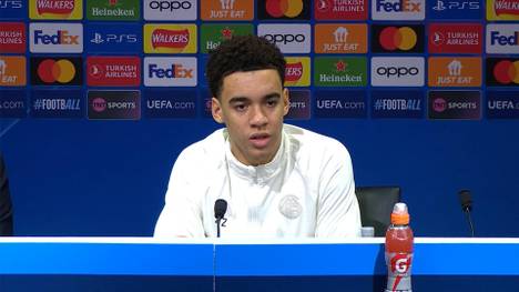 Jamal Musiala spricht über den bei Manchester United ausgemusterten Jadon Sancho. Der Bayern-Star ist voll des Lobes.