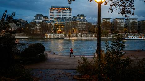 Das Ufer der Seine in Paris