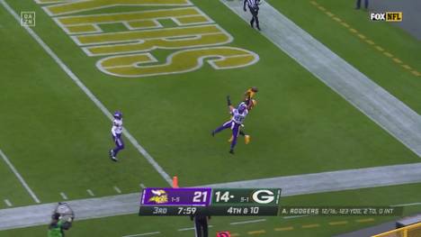 Im Duell mit den Lokalrivalen Minnesota Vikings unterliegen die Green Bay Packers mit 22:28. Das dritte Viertel erweist sich als entscheidend.