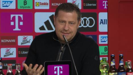 Bayerns Sportvorstand Max Eberl spricht über Talente, die den Weg beim FC Bayern München gehen wollen und geht dabei auch auf Bayern-Talent Adam Aznou ein.